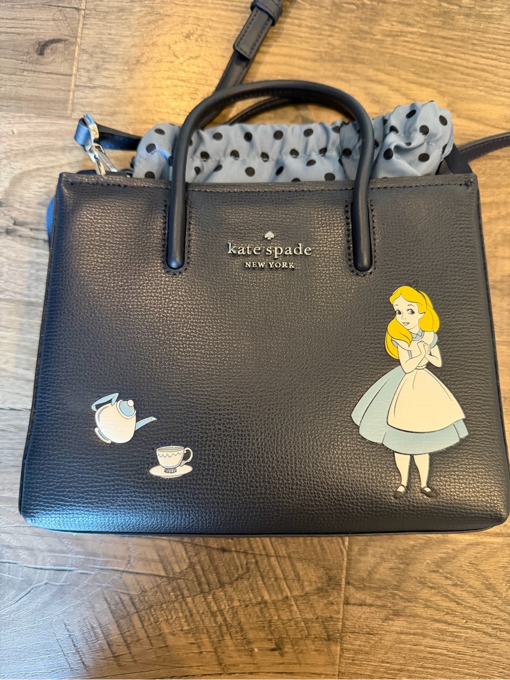 NWOT kate spade Alice in Wonderland purse